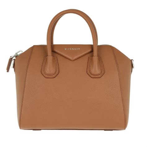 givenchy small antigona in cognac.